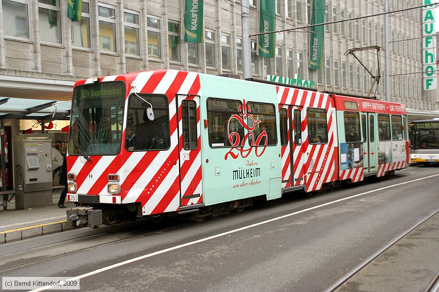 Straßenbahn Mülheim an der Ruhr - 283
/ Bild: muelheim283_bk0910220136.jpg