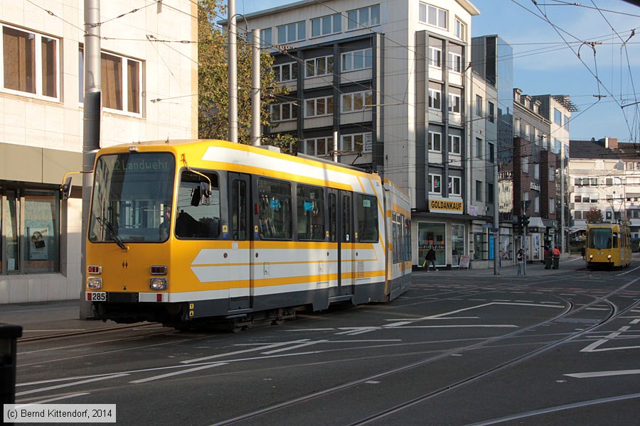Straßenbahn Mülheim an der Ruhr - 285
/ Bild: muelheim285_bk1410280040.jpg
