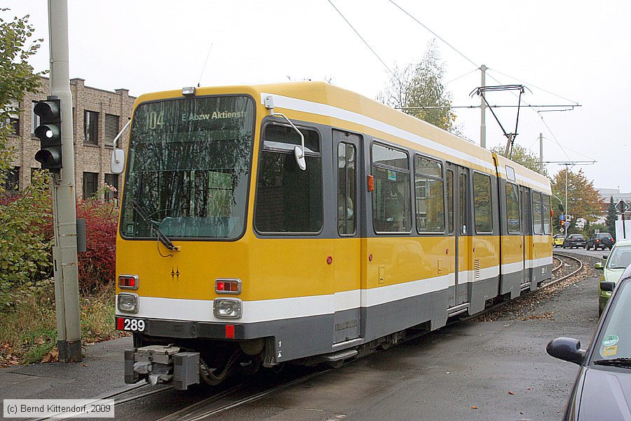 Straßenbahn Mülheim an der Ruhr - 289
/ Bild: muelheim289_bk0910220086.jpg