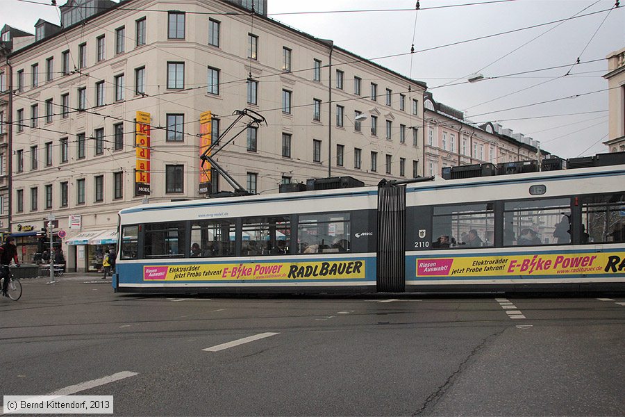 M&uuml;nchen - Stra&szlig;enbahn - 2110
/ Bild: muenchen2110_bk1311260082.jpg