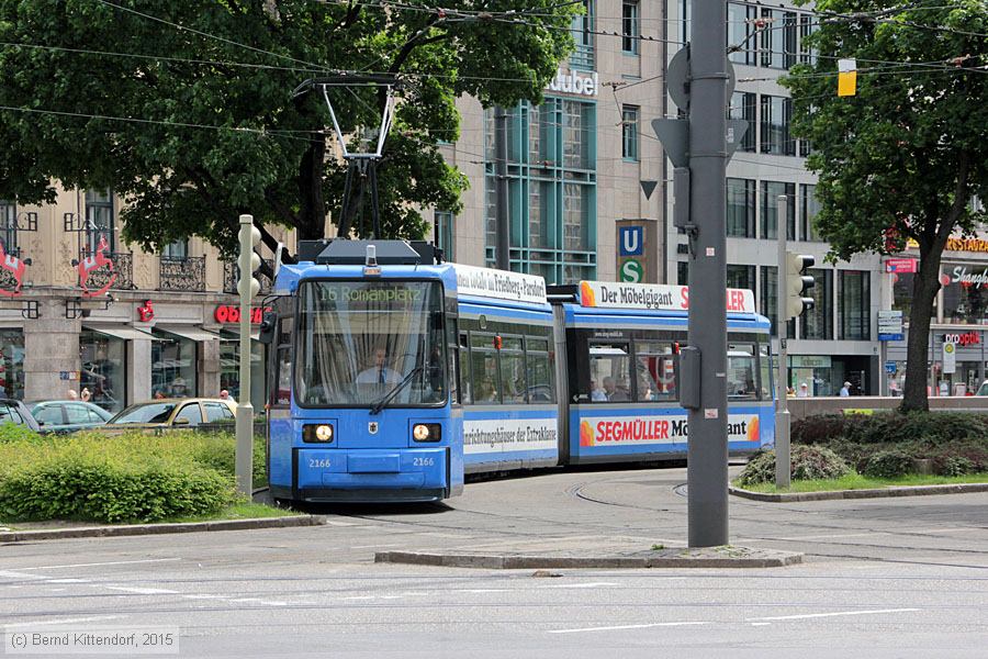 M&uuml;nchen - Stra&szlig;enbahn - 2166
/ Bild: muenchen2166_bk1505120128.jpg