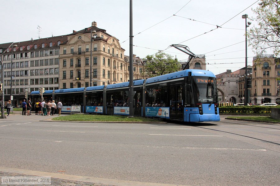 M&uuml;nchen - Stra&szlig;enbahn - 2313
/ Bild: muenchen2313_bk1505120124.jpg