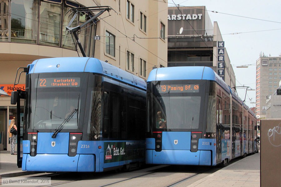 M&uuml;nchen - Stra&szlig;enbahn - 2313
/ Bild: muenchen2313_bk1505120125.jpg