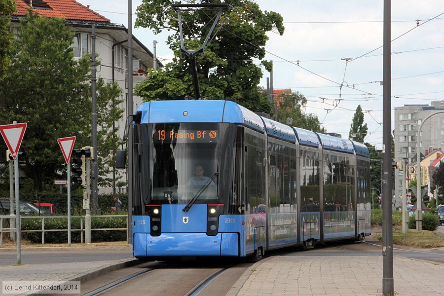M&uuml;nchen - Stra&szlig;enbahn - 2315
/ Bild: muenchen2315_bk1406160132.jpg
