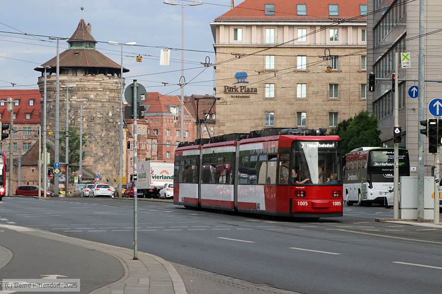 Stra&szlig;enbahn N&uuml;rnberg - 1005
/ Bild: nuernberg1005_bk2506260005.jpg
