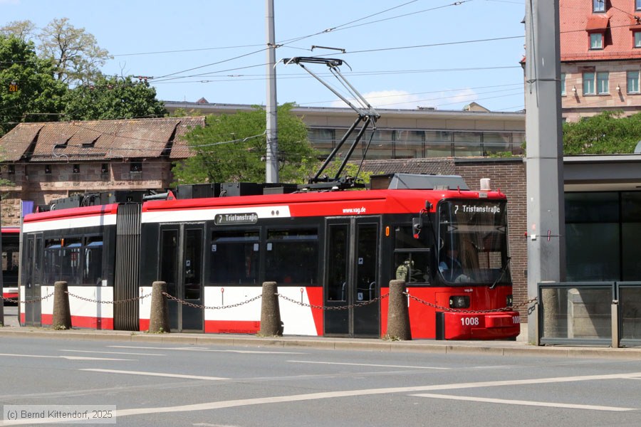 Stra&szlig;enbahn N&uuml;rnberg - 1008
/ Bild: nuernberg1008_bk2506250074.jpg