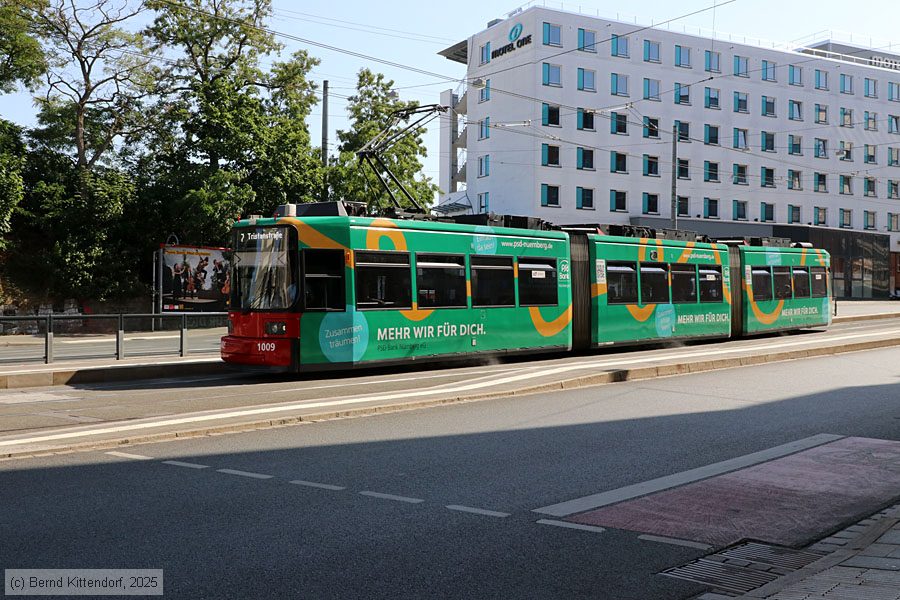 Straßenbahn Nürnberg - 1009
/ Bild: nuernberg1009_bk2506250174.jpg