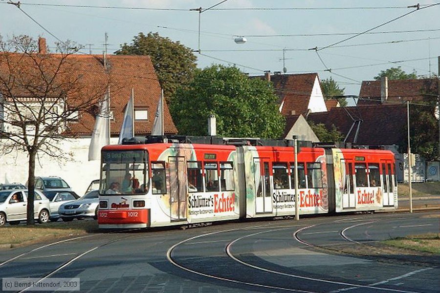 Stra&szlig;enbahn N&uuml;rnberg - 1012
/ Bild: nuernberg1012_bk0309221351.jpg