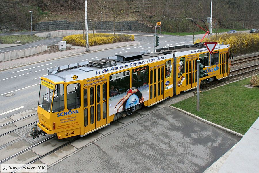 Straßenbahn Plauen - 214
/ Bild: plauen214_bk1004140150.jpg