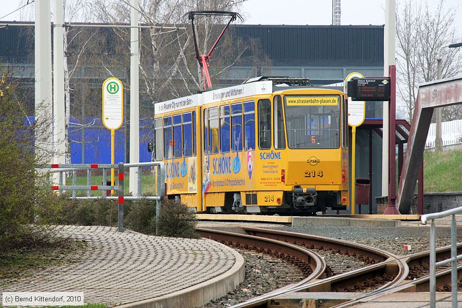 Straßenbahn Plauen - 214
/ Bild: plauen214_bk1004140170.jpg