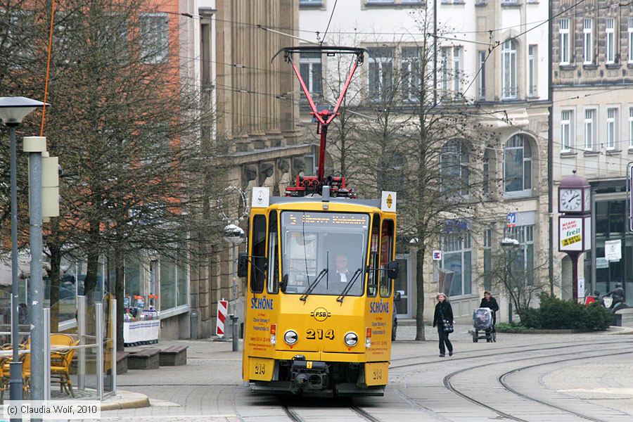Straßenbahn Plauen - 214
/ Bild: plauen214_cw1004140139.jpg