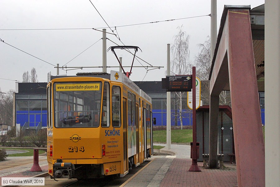 Straßenbahn Plauen - 214
/ Bild: plauen214_cw1004140145.jpg