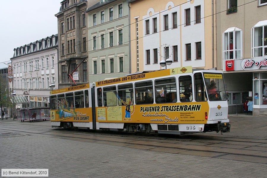 Stra&szlig;enbahn Plauen - 216
/ Bild: plauen216_bk1004140106.jpg