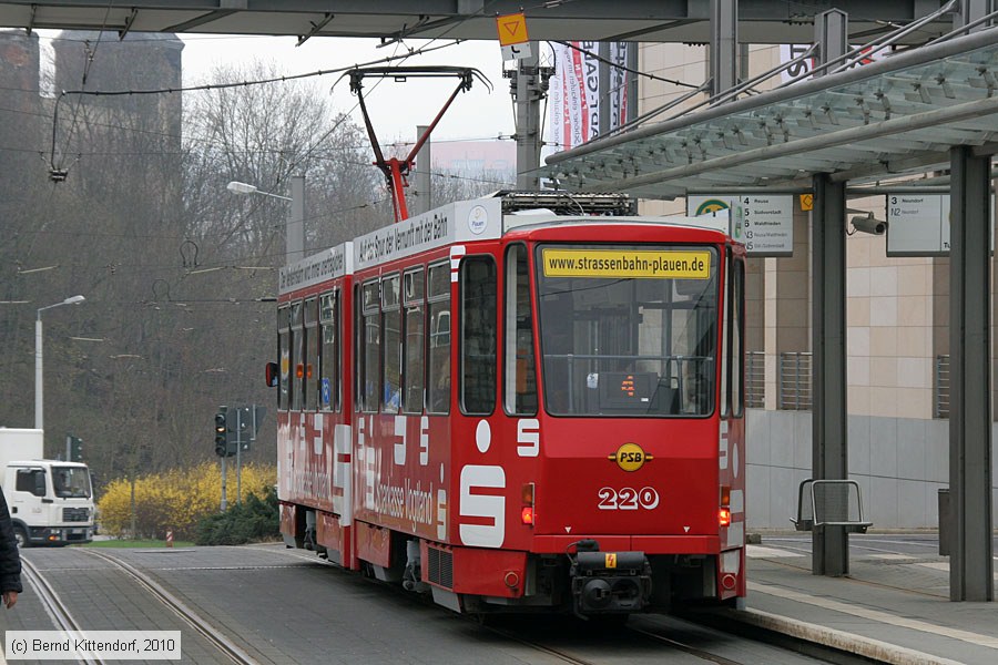 Straßenbahn Plauen - 220
/ Bild: plauen220_bk1004140073.jpg