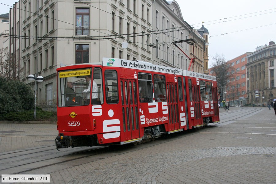 Straßenbahn Plauen - 220
/ Bild: plauen220_bk1004140102.jpg