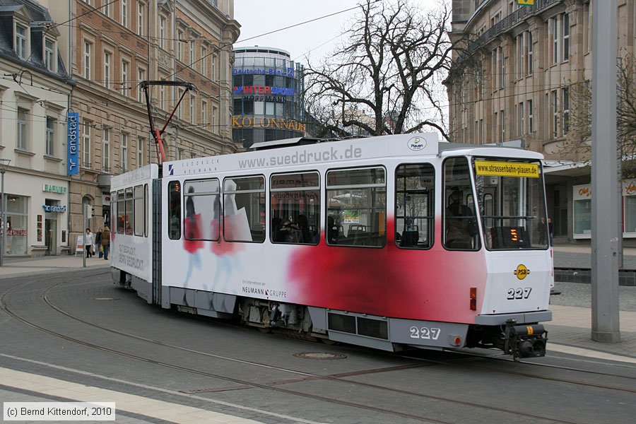 Straßenbahn Plauen - 227
/ Bild: plauen227_bk1004140058.jpg