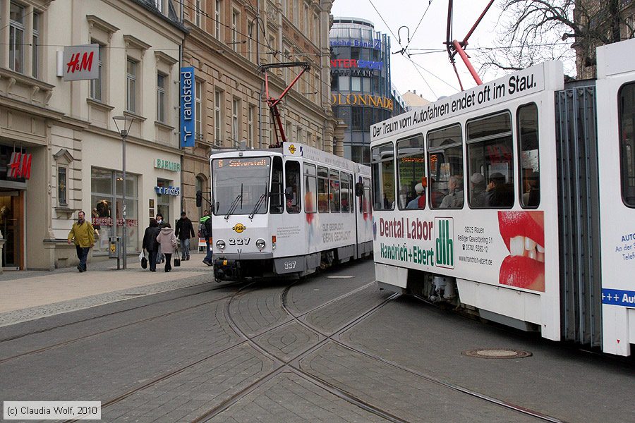Straßenbahn Plauen - 227
/ Bild: plauen227_cw1004140076.jpg