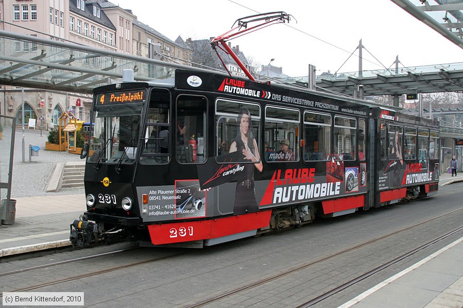 Straßenbahn Plauen - 231
/ Bild: plauen231_bk1004140053.jpg