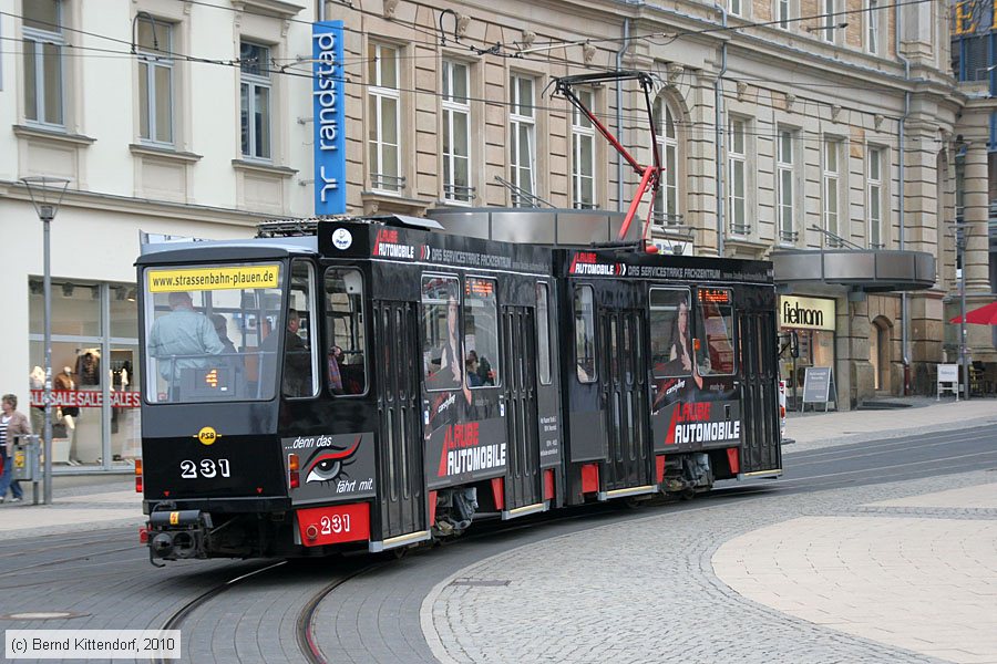 Straßenbahn Plauen - 231
/ Bild: plauen231_bk1004140054.jpg