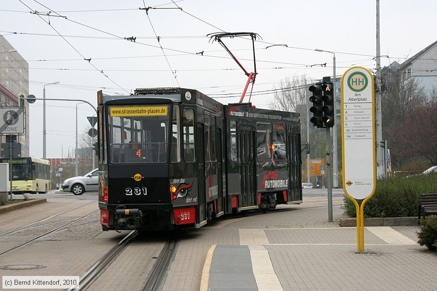 Straßenbahn Plauen - 231
/ Bild: plauen231_bk1004140161.jpg