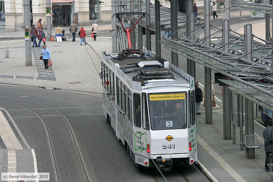 Straßenbahn Plauen - 241
/ Bild: plauen241_bk1004140076.jpg