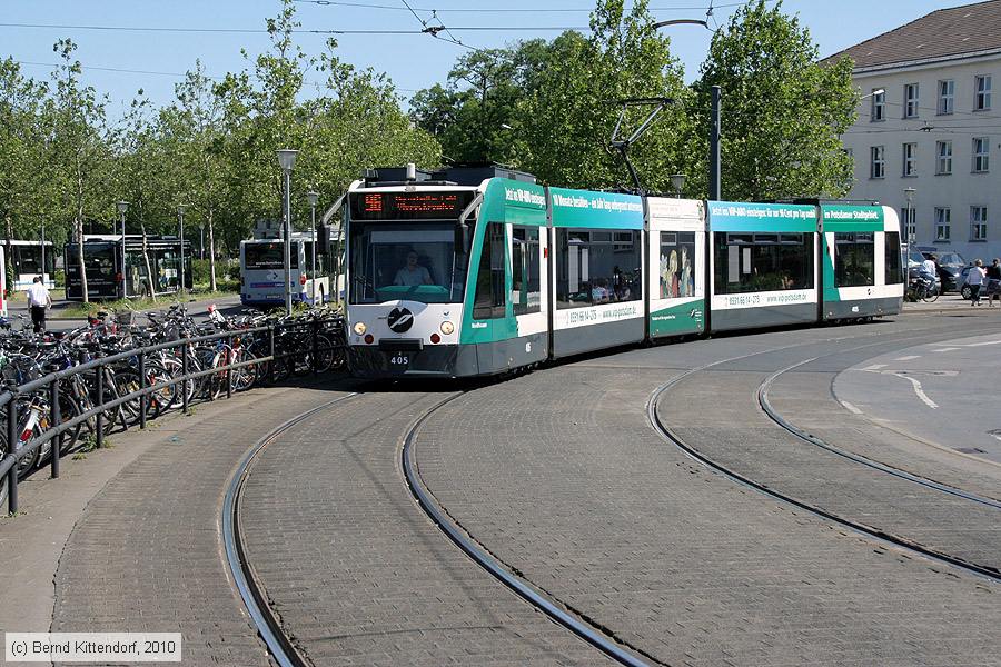 Straßenbahn Potsdam  - 405
/ Bild: potsdam405_bk1006160214.jpg