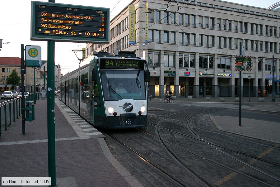 Straßenbahn Potsdam  - 406
/ Bild: potsdam406_e0019100.jpg