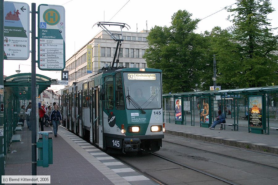 Straßenbahn Potsdam  - 145
/ Bild: potsdam145_e0019098.jpg