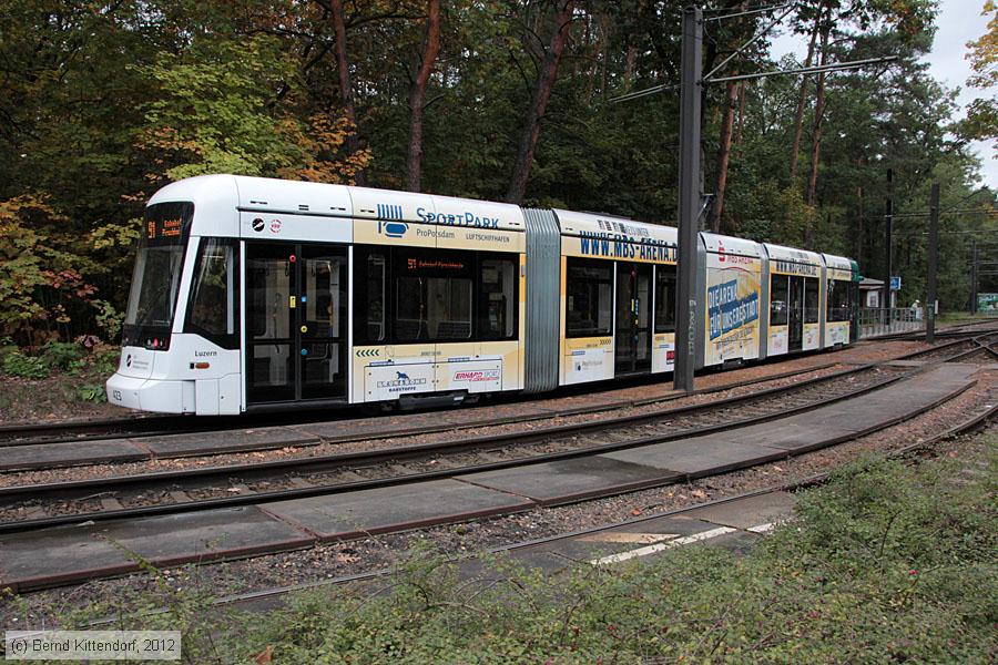 Straßenbahn Potsdam  - 423
/ Bild: potsdam423_bk1210150138.jpg