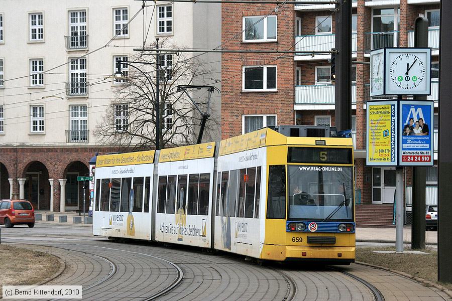 Stra&szlig;enbahn Rostock - 659
/ Bild: rostock659_bk1003170040.jpg