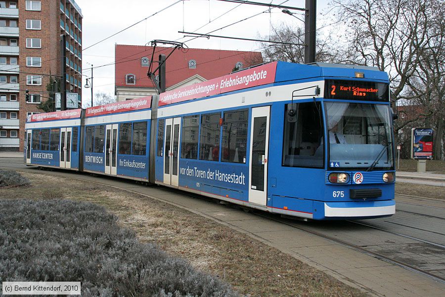 Straßenbahn Rostock - 675
/ Bild: rostock675_bk1003150064.jpg