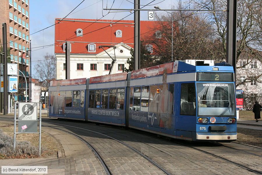 Straßenbahn Rostock - 675
/ Bild: rostock675_bk1003160007.jpg