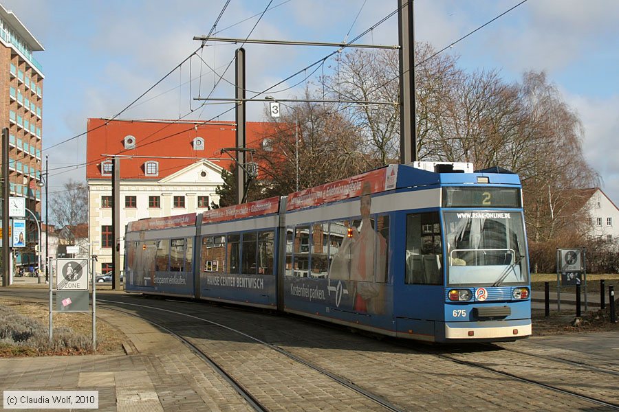 Straßenbahn Rostock - 675
/ Bild: rostock675_cw1003160007.jpg