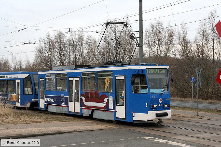 Straßenbahn Rostock - 805
/ Bild: rostock805_bk1003170029.jpg