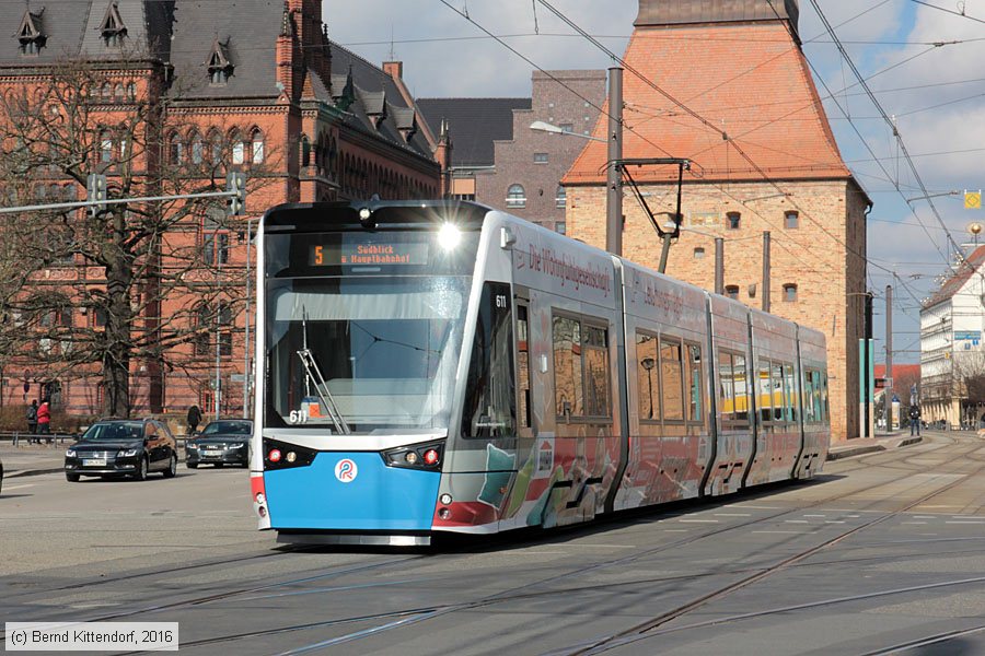 Straßenbahn Rostock - 611
/ Bild: rostock611_bk1603080179.jpg