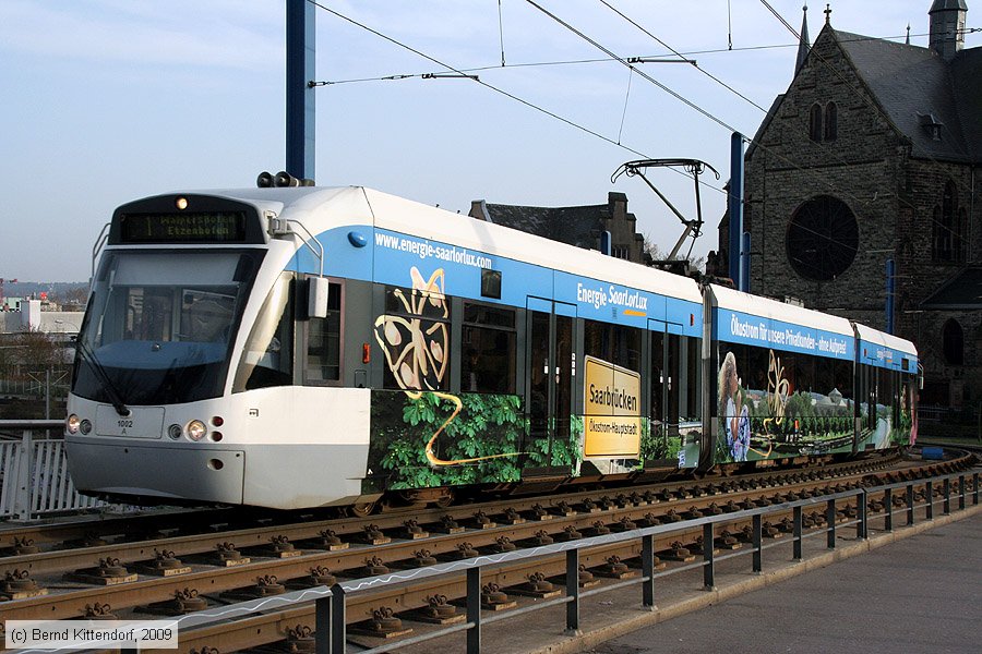 Stadtbahn Saarbrücken - 1002
/ Bild: saarbruecken1002_bk0911200169.jpg