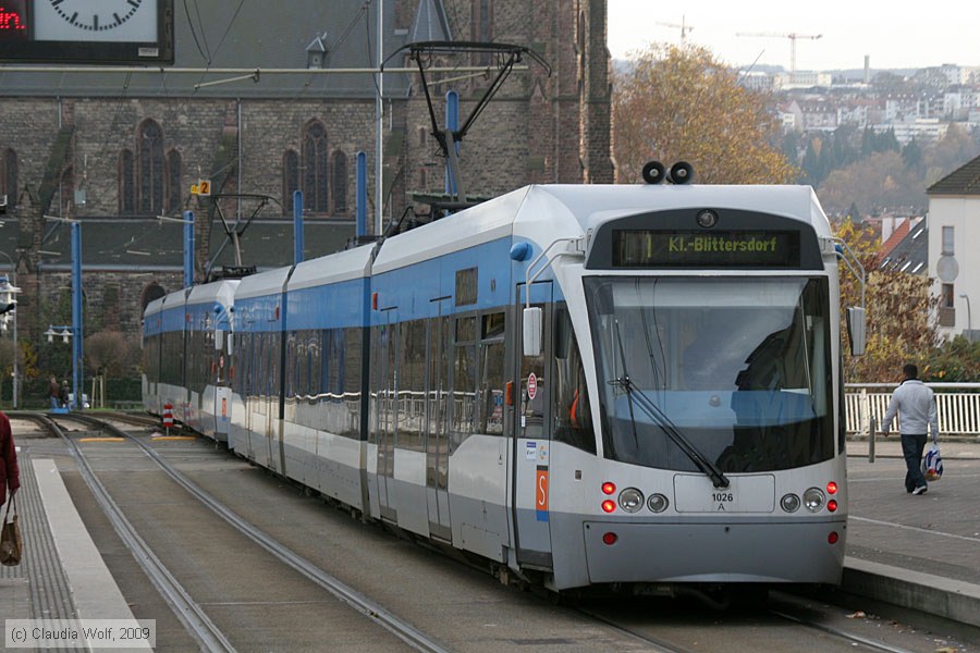 Stadtbahn Saarbrücken - 1026
/ Bild: saarbruecken1026_cw0911200130.jpg