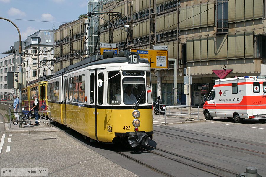 Stuttgart - Straßenbahn - 422
/ Bild: stuttgart422_bk0706080108.jpg