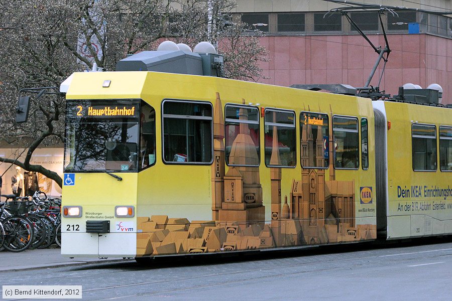 Straßenbahn Würzburg - 212
/ Bild: wuerzburg212_bk1211140096.jpg