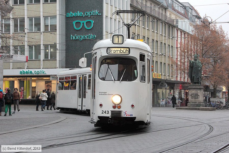Straßenbahn Würzburg - 243
/ Bild: wuerzburg243_bk1211140120.jpg