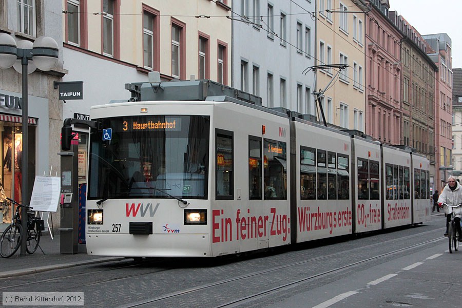 Straßenbahn Würzburg - 257
/ Bild: wuerzburg257_bk1211140108.jpg