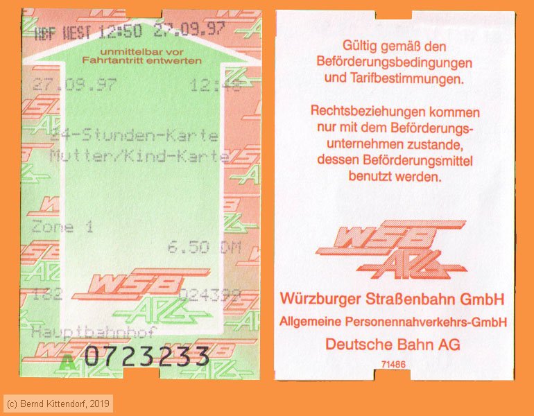 Straßenbahn Würzburg - Fahrkarte
/ Bild: wuerzburg_fk19970927mkk24h.jpg