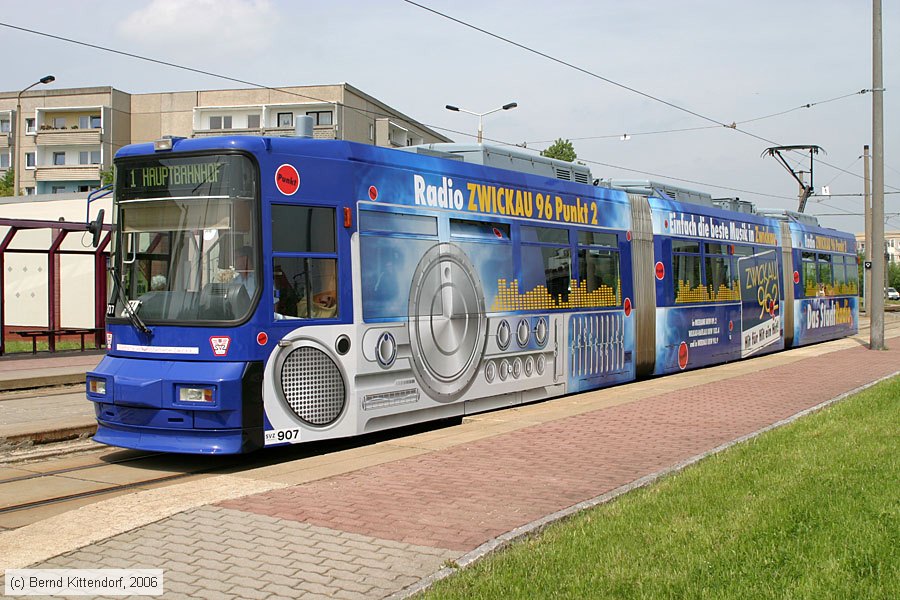 Straßenbahn Zwickau - 907
/ Bild: zwickau907_bk0605150137.jpg