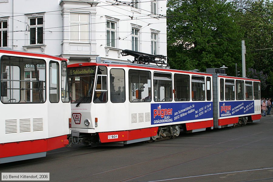 Straßenbahn Zwickau - 931
/ Bild: zwickau931_bk0605120279.jpg