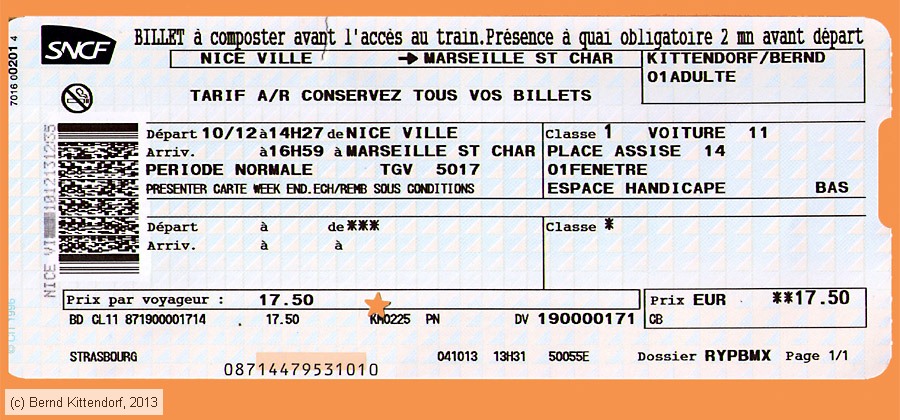 SNCF - Fahrkarte
/ Bild: sncf_fk20131210weeh.jpg