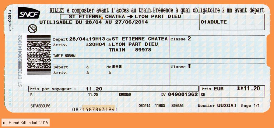SNCF - Fahrkarte
/ Bild: sncf_fk20140428fkn2.jpg