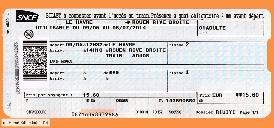 SNCF - Fahrkarte
/ Bild: sncf_fk20140509efka.jpg
