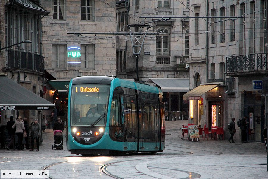 Straßenbahn Besançon - 814
/ Bild: besancon814_bk1412160185.jpg