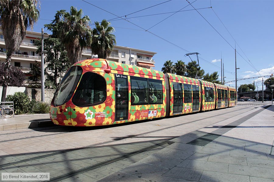 Straßenbahn Montpellier - 2053
/ Bild: montpellier2053_bk1608050059.jpg Straßenbahn Montpellier - 2053
/ Bild: montpellier2053_bk1608050059.jpg
