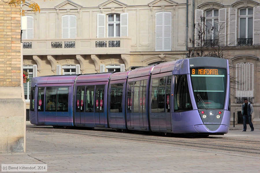 Straßenbahn Reims - 104
/ Bild: reims104_bk1411060118.jpg